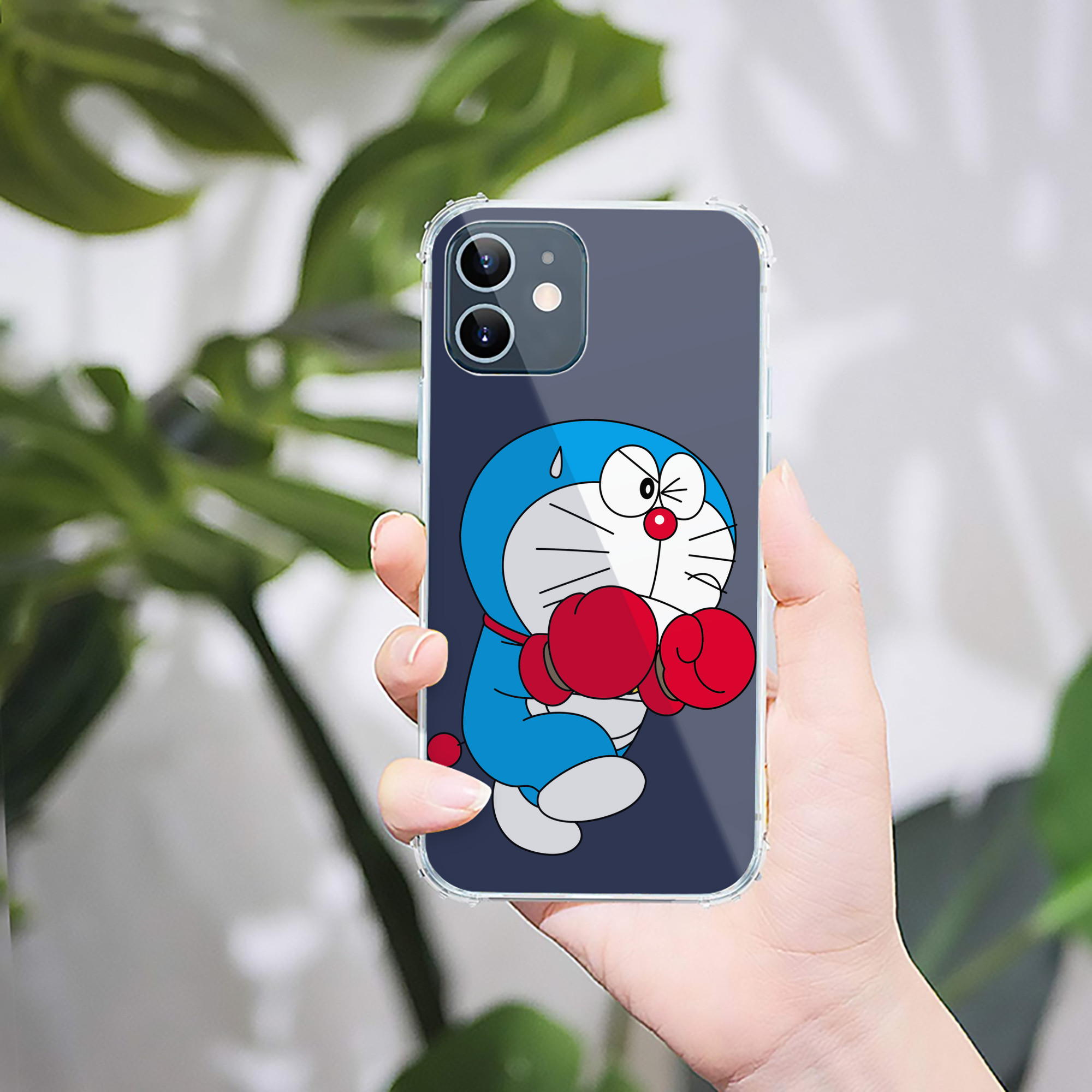 （画像用） ドラえもん Doraemon 【iPhone 12シリーズ対応】透明スマホケース（クリアソフトケース）